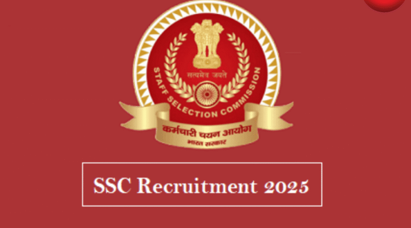SSC Recruitment 2025