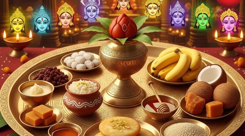 मां दुर्गा के नौ रूपों को चढ़ाएं ये नौ खास भोग