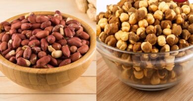 मूंगफली या भुना चना