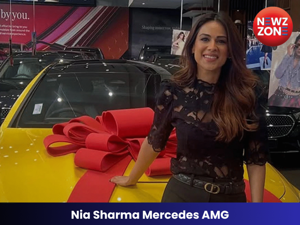 Nia Sharma Mercedes AMG