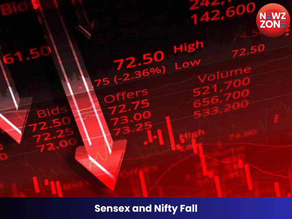 Sensex and Nifty Fall