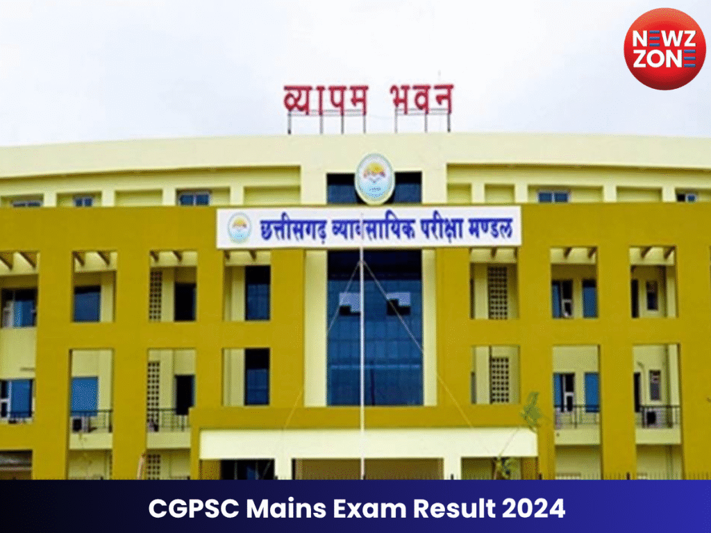 CGPSC Mains Exam Result 2024