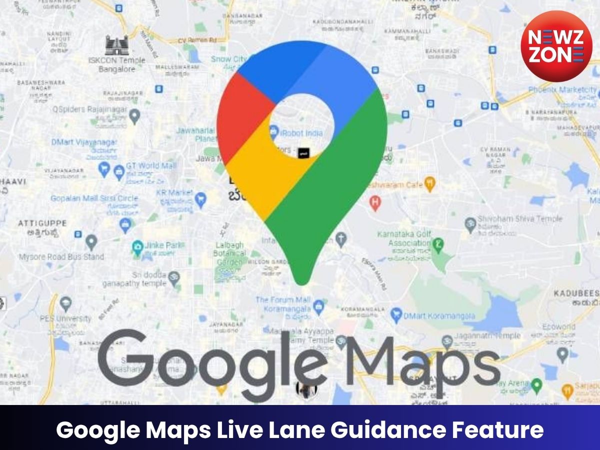 Google Maps Live Lane Guidance Feature