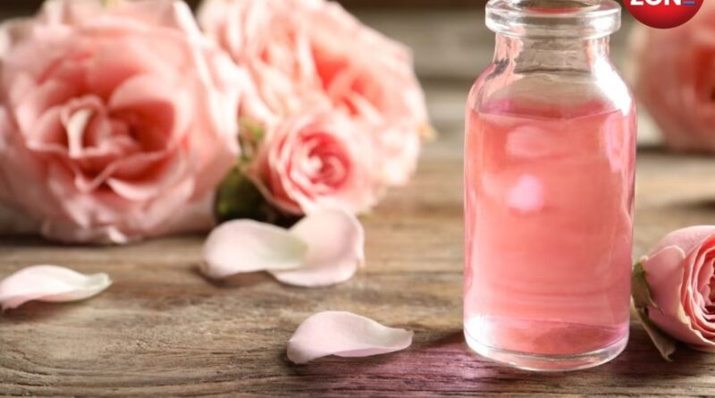 Rose Water Skin Exfoliation