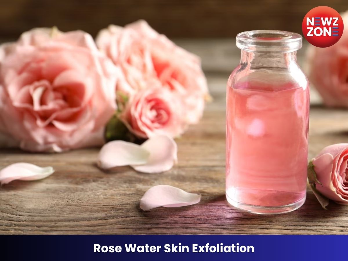 Rose Water Skin Exfoliation