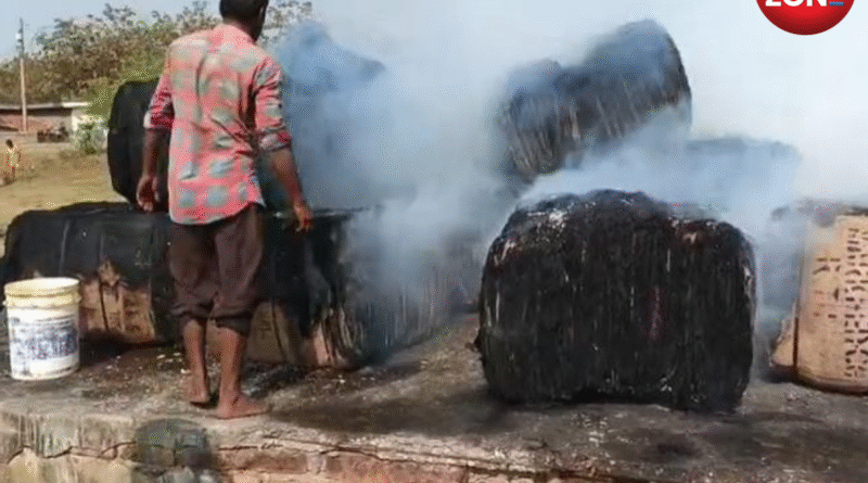 धान खरीदी के बीच बारदाना आग कांड