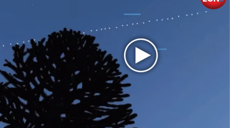 रहस्यमयी चमकदार कतार