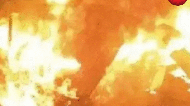 सुकमा में तीन घरों में भीषण आग