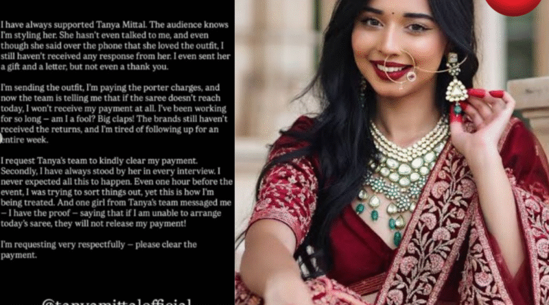 Tanya Mittal controversy