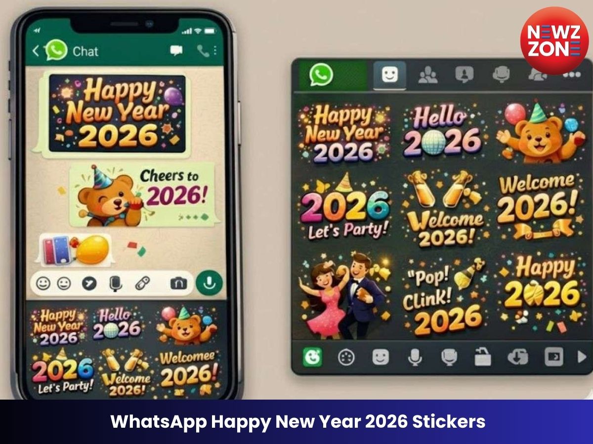 WhatsApp Happy New Year 2026 Stickers