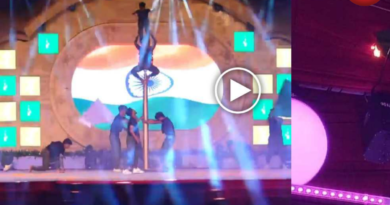 राज्य युवा महोत्सव के दौरान पंडाल में लगी आग