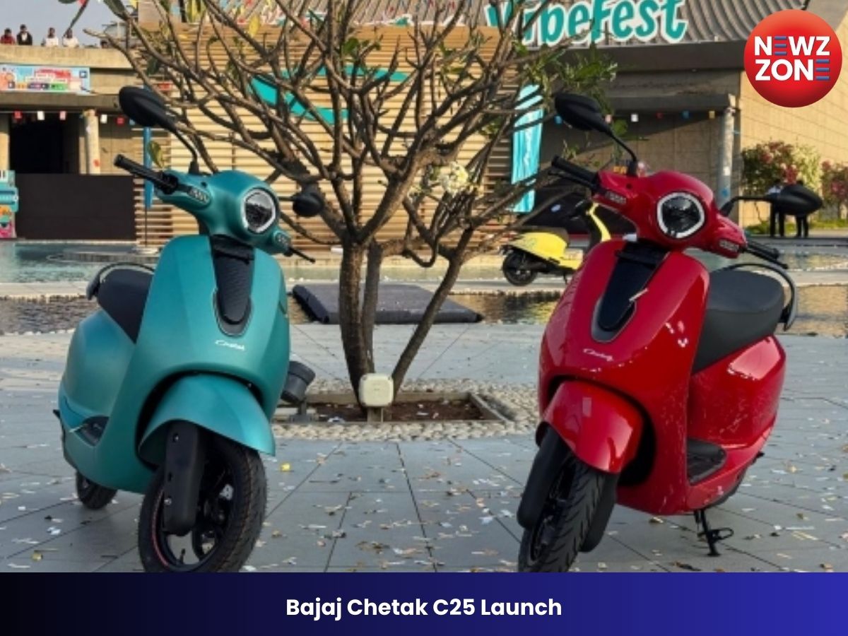 Bajaj Chetak C25 Launch: मेटैलिक बॉडी और 113km रेंज के साथ, कीमत ₹91,399
