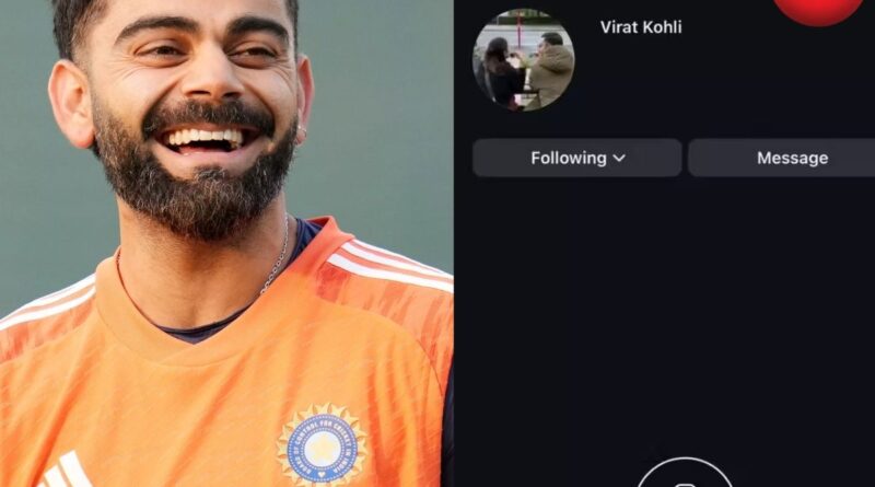Virat Kohli Instagram Account Deactivated