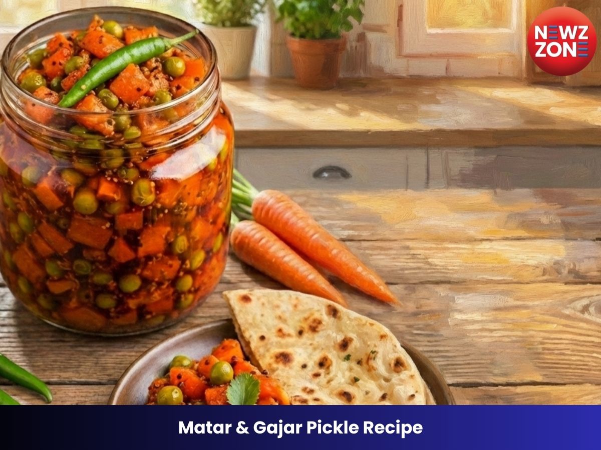 Matar & Gajar Pickle Recipe : सर्दियां जाने से पहले झटपट बनाएं गाजर और मटर का चटपटा अचार, जानें आसान तरीका