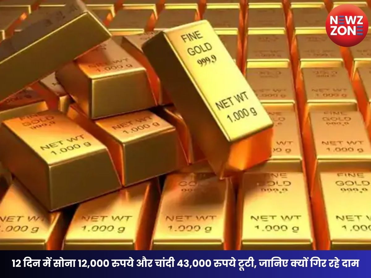 Gold Price Outlook: 12 दिन में सोना 12,000 रुपये और चांदी 43,000 रुपये टूटी, जानिए क्यों गिर रहे दाम
