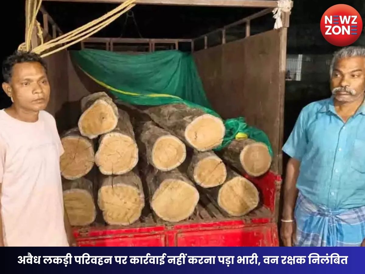 CG Suspend News: अवैध लकड़ी परिवहन पर कार्रवाई नहीं करना पड़ा भारी, वन रक्षक निलंबित