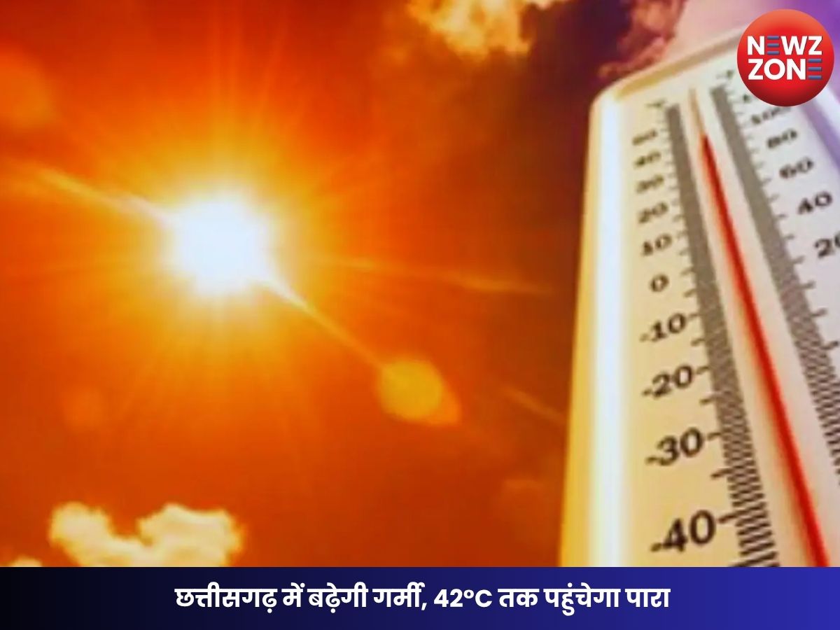 CG Weather Report: छत्तीसगढ़ में बढ़ेगी गर्मी, 42°C तक पहुंचेगा पारा, मौसम विभाग का अलर्ट