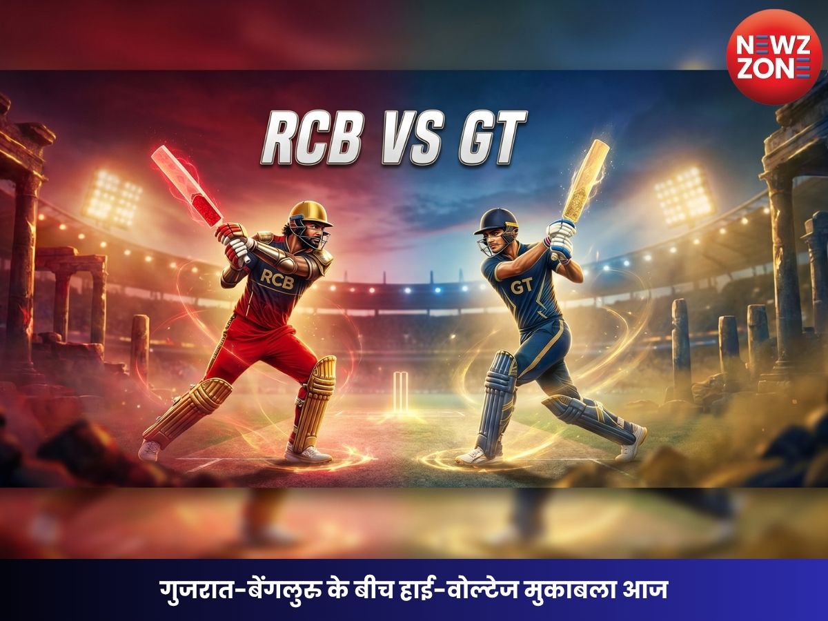 GT vs RCB IPL 2026: गुजरात-बेंगलुरु के बीच हाई-वोल्टेज मुकाबला आज, जानें पिच रिपोर्ट, हेड-टू-हेड और प्लेइंग 11