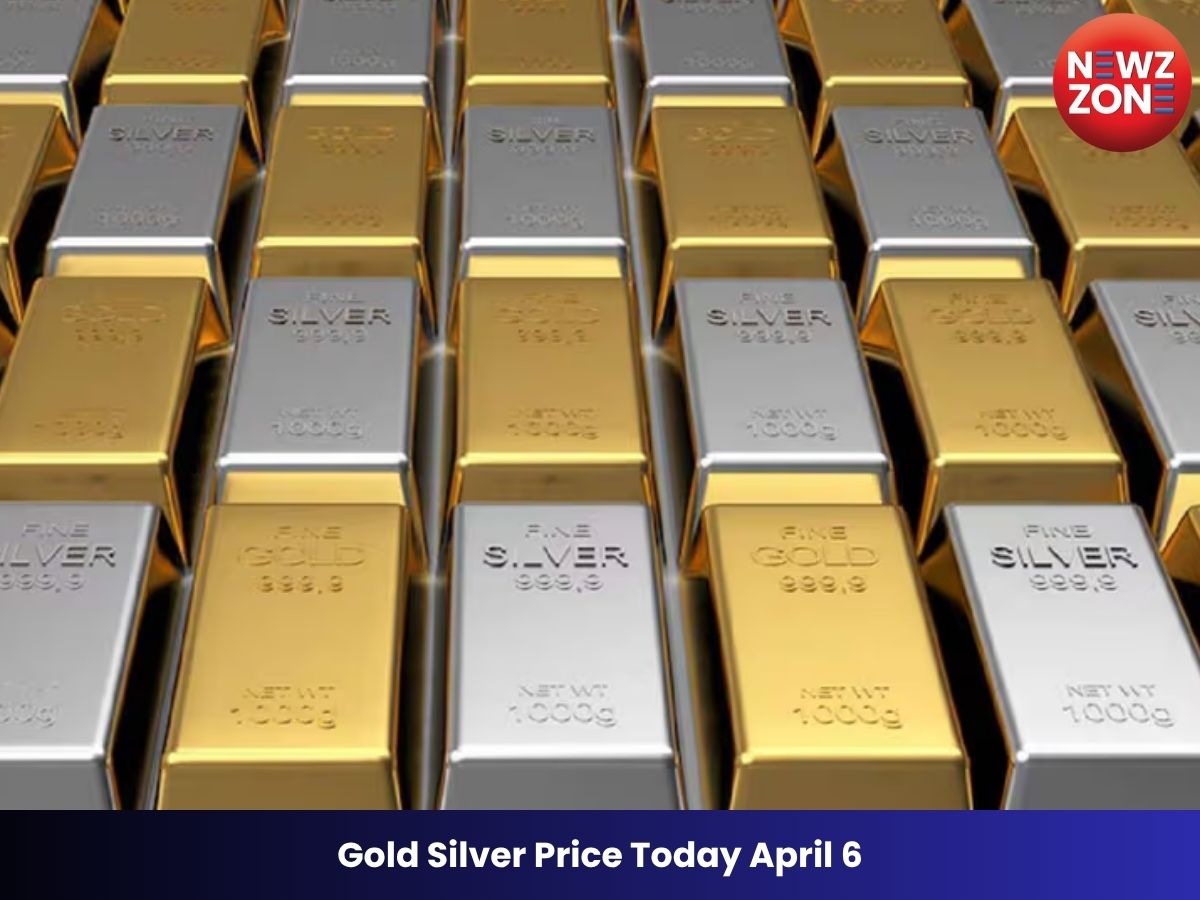 Gold Silver Price Today April 6: बाजार खुलते ही ₹1,382 सस्ता हुआ सोना, चांदी में भी गिरावट, जानें ताजा रेट