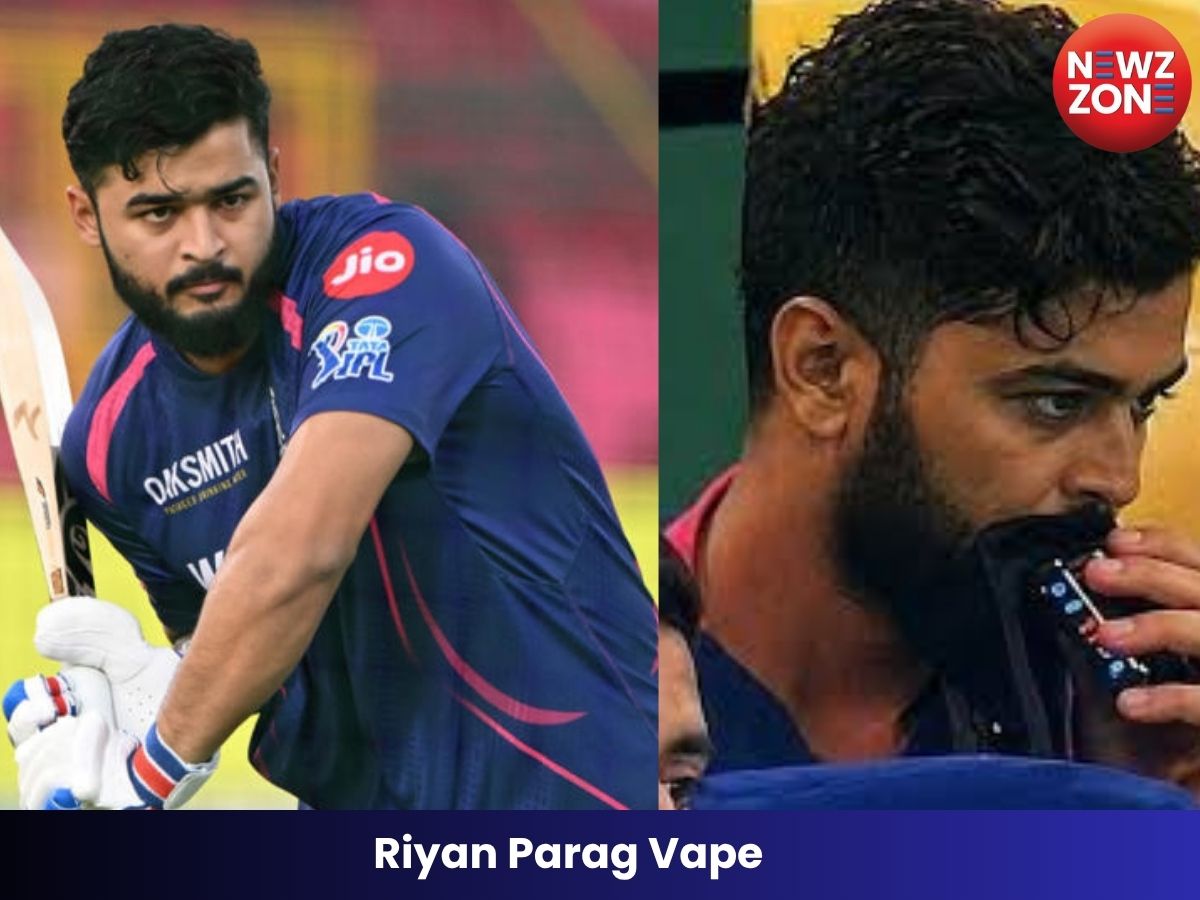 Riyan Parag Vape Video: IPL मैच में रियान पराग का ‘वेपिंग’ विवाद: लाइव कैमरे में कैद वीडियो से मचा बवाल