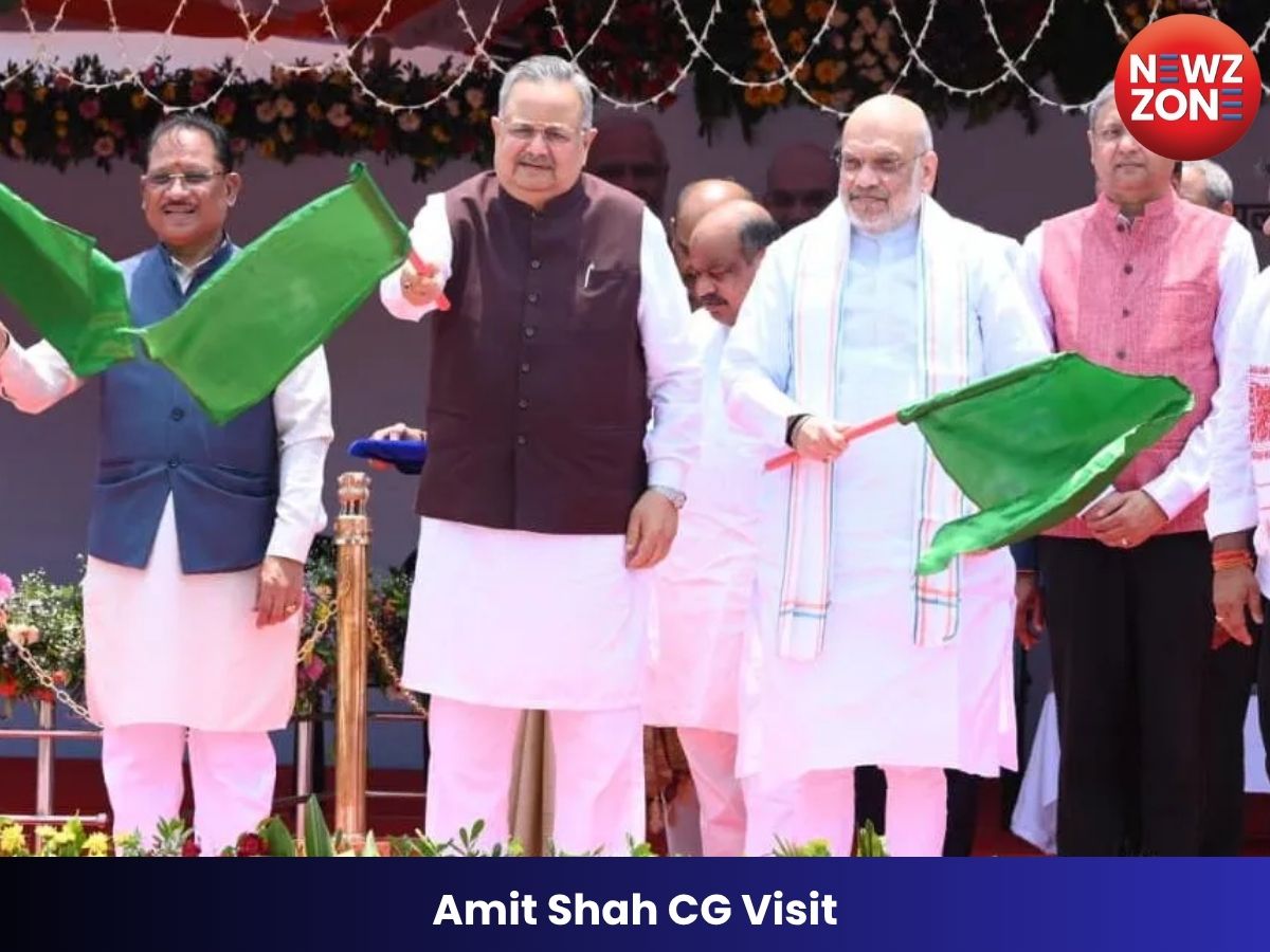Amit Shah CG Visit: अमित शाह ने रायपुर में 400 Next Gen Dial-112 वाहनों और 32 मोबाइल फॉरेंसिक वैन को दिखाई हरी झंडी
