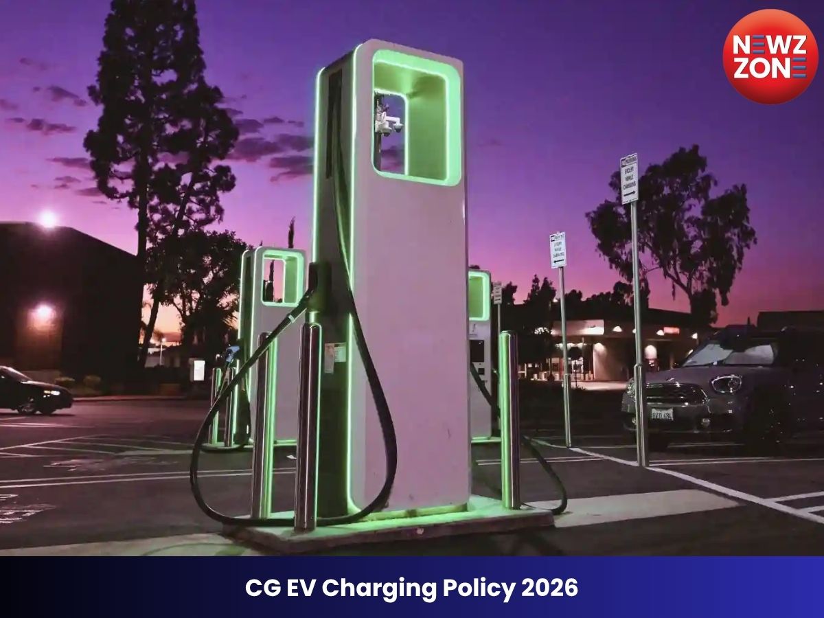 CG EV Charging Policy 2026: कॉलोनियों-बाजारों में बनेंगे चार्जिंग स्टेशन, हाईवे पर हर 25 किमी में EV Charging Point अनिवार्य