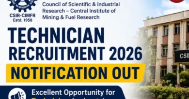 CSIR CIMFR Recruitment 2026