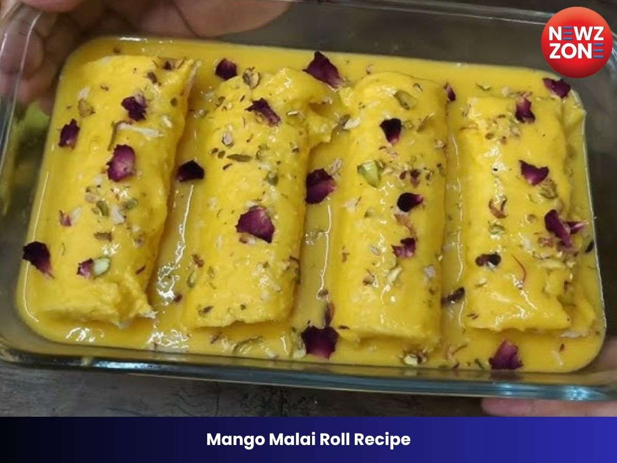 Mango Malai Roll Recipe: आम से बनाएं स्वादिष्ट मैंगो मलाई रोल, मुंह में घुल जाने वाली इस नो-बेक मिठाई की आसान रेसिपी
