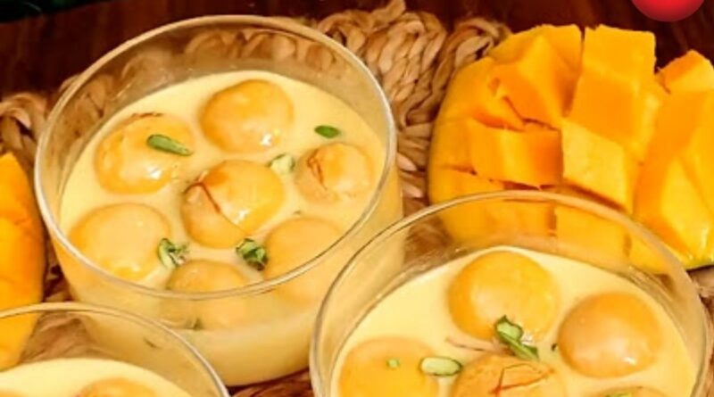 Mango Rasmalai Recipe: