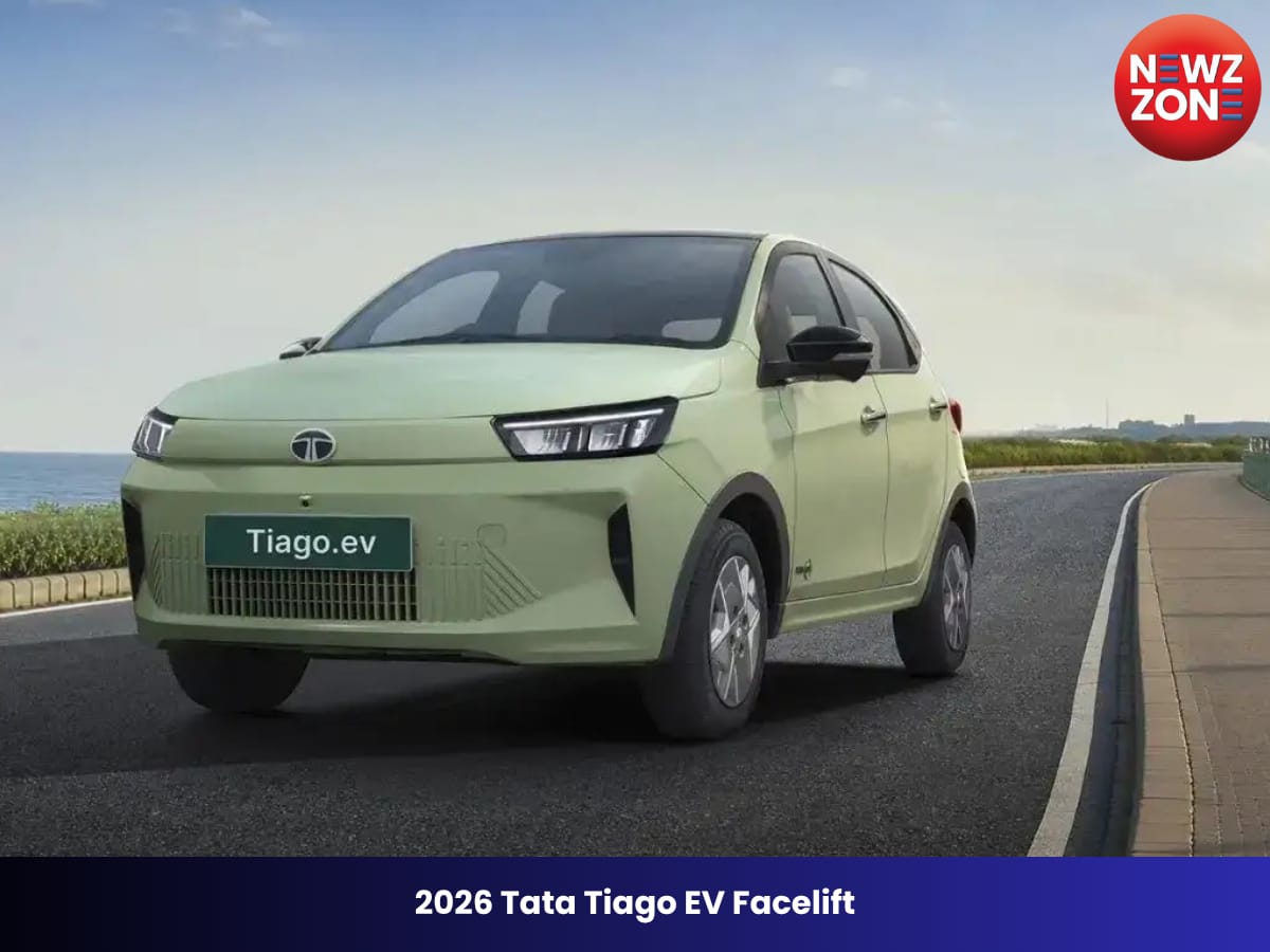 Tata Tiago EV Facelift भारत में लॉन्च, कम कीमत में मिलेंगे प्रीमियम फीचर्स और दमदार रेंज