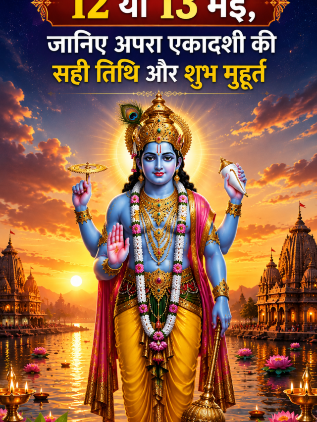 Apara Ekadashi  2026 12 या 13 मई जानिए अपरा एकादशी की सही तिथि और शुभ मुहूर्त