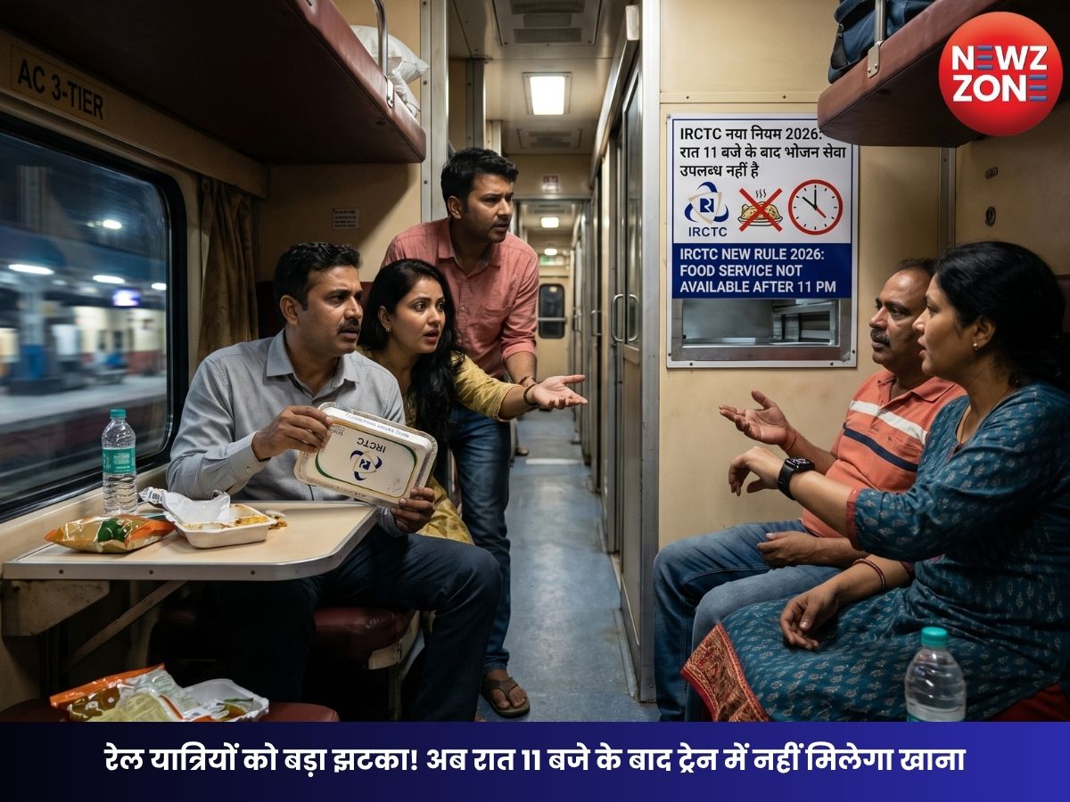 IRCTC New Rule 2026: रेल यात्रियों को बड़ा झटका! अब रात 11 बजे के बाद ट्रेन में नहीं मिलेगा खाना, IRCTC ने बदला नियम