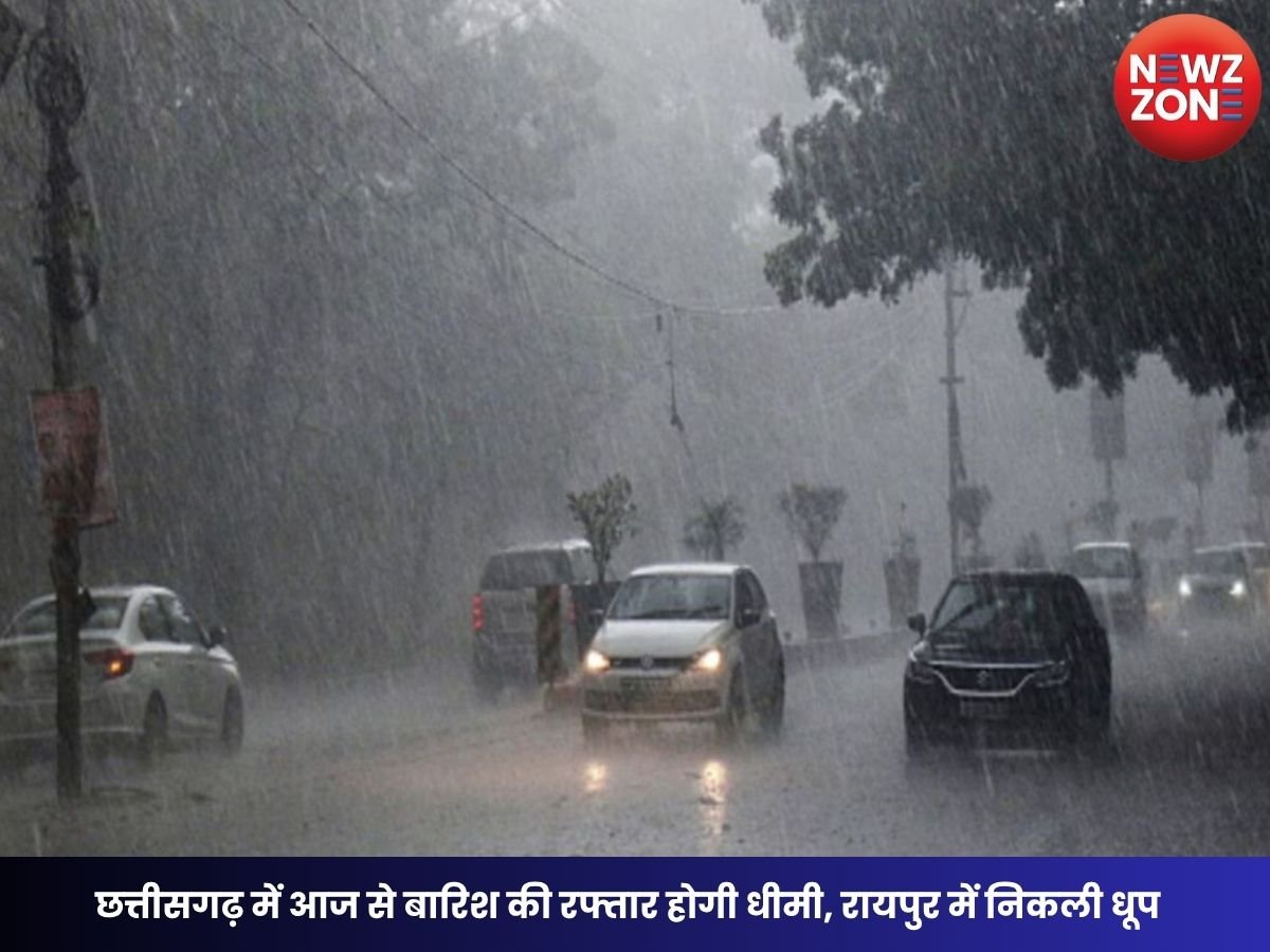 CG Weather Today: छत्तीसगढ़ में आज से बारिश की रफ्तार होगी धीमी, रायपुर में निकली धूप, मौसम विभाग का नया अपडेट