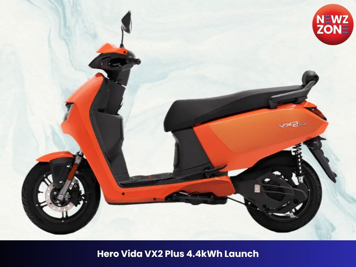 Hero Vida VX2 Plus 4.4kWh Launch: 187Km की रेंज और 90Km/h टॉप स्पीड के साथ आया नया इलेक्ट्रिक स्कूटर