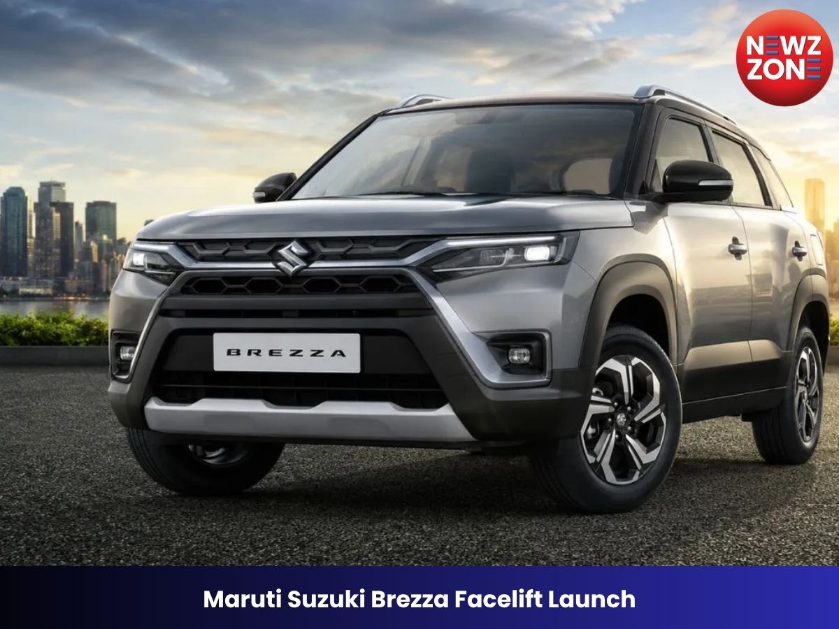 Maruti Suzuki Brezza Facelift Launch: लॉन्च होगी नई Brezza, नए डिजाइन, 360° कैमरा और 10.1-इंच टचस्क्रीन के साथ