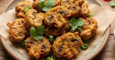 Mushroom Pakoda Recipe