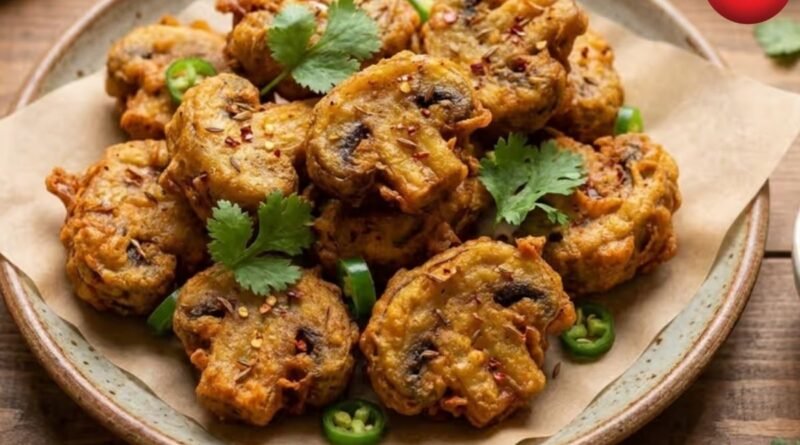 Mushroom Pakoda Recipe