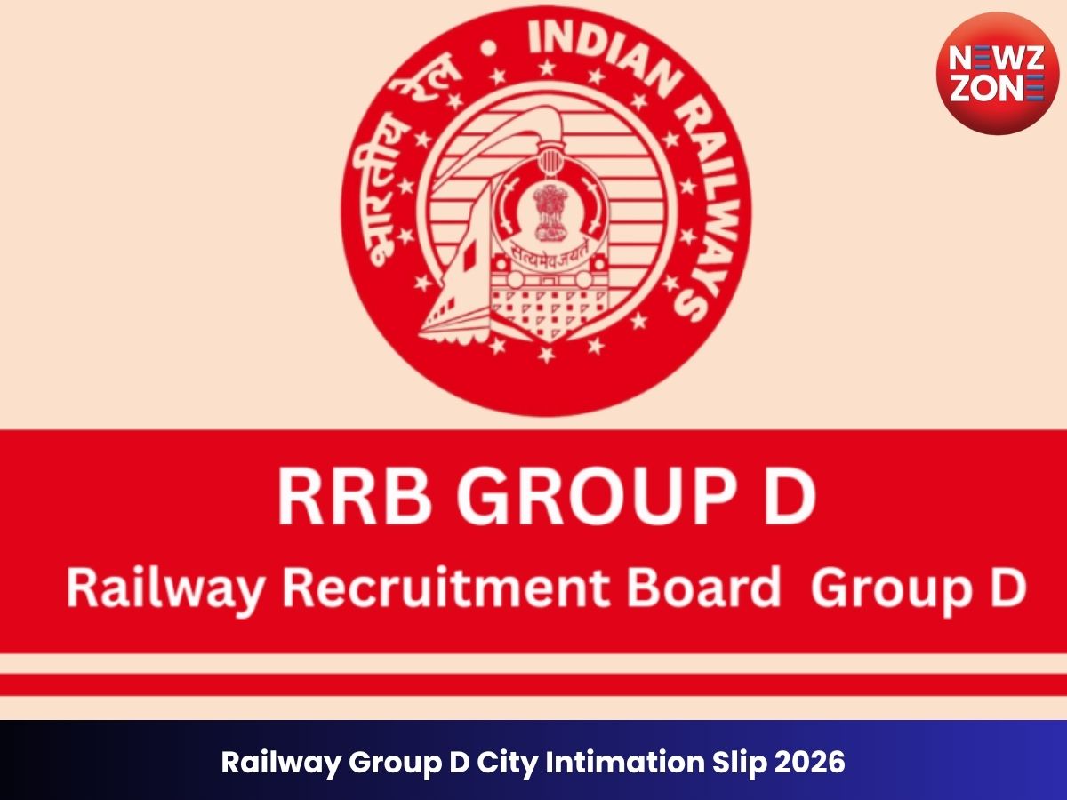 Railway Group D City Intimation Slip 2026: RRB की वेबसाइट पर जल्द जारी होगी सिटी स्लिप, 3 अगस्त से शुरू होगी परीक्षा