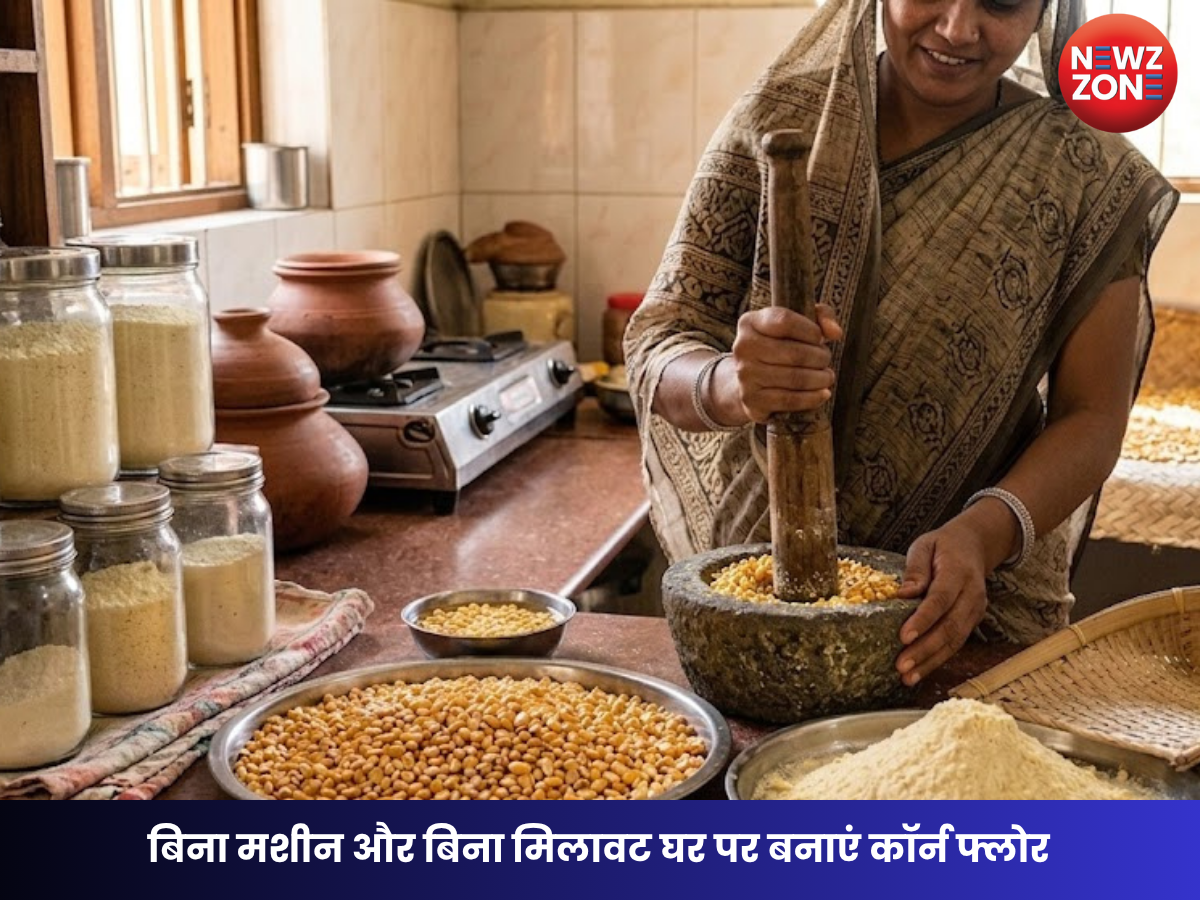 Homemade Corn Flour: बिना मशीन और बिना मिलावट घर पर बनाएं कॉर्न फ्लोर, जानें स्टोर करने का सही तरीका
