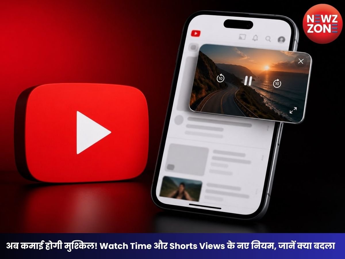 YouTube Monetization 2027: अब कमाई होगी मुश्किल! Watch Time और Shorts Views के नए नियम, जानें क्या बदला