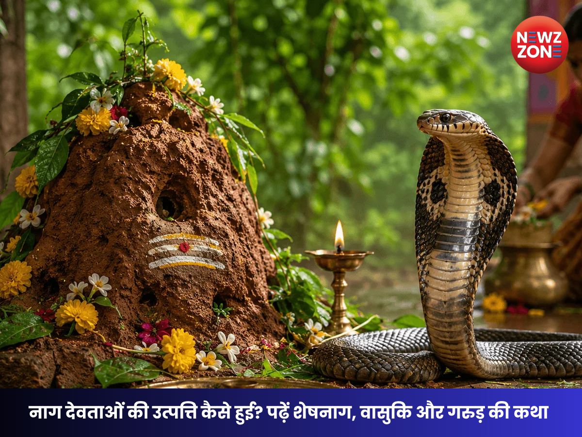 Nag Panchami 2026 Story : नाग देवताओं की उत्पत्ति कैसे हुई? पढ़ें शेषनाग, वासुकि और गरुड़ की कथा