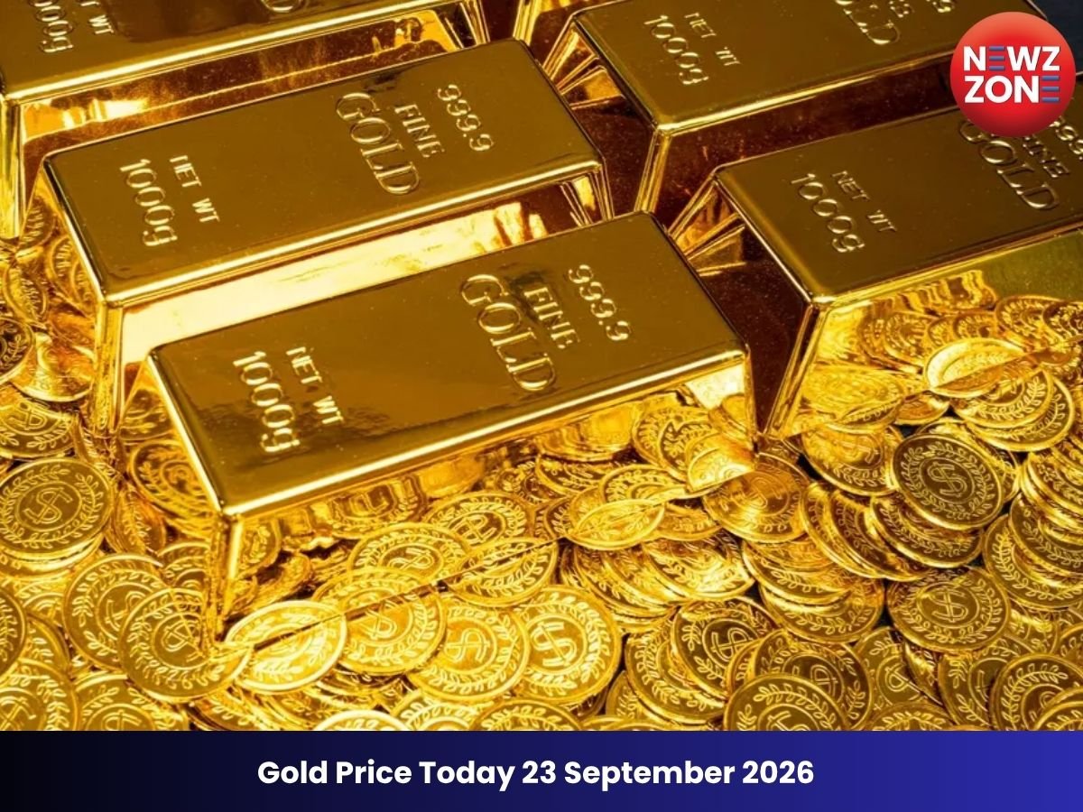 Gold Price Today 23 September 2026: सोने का भाव आज का, 24K, 22K और 18K के ताजा रेट
