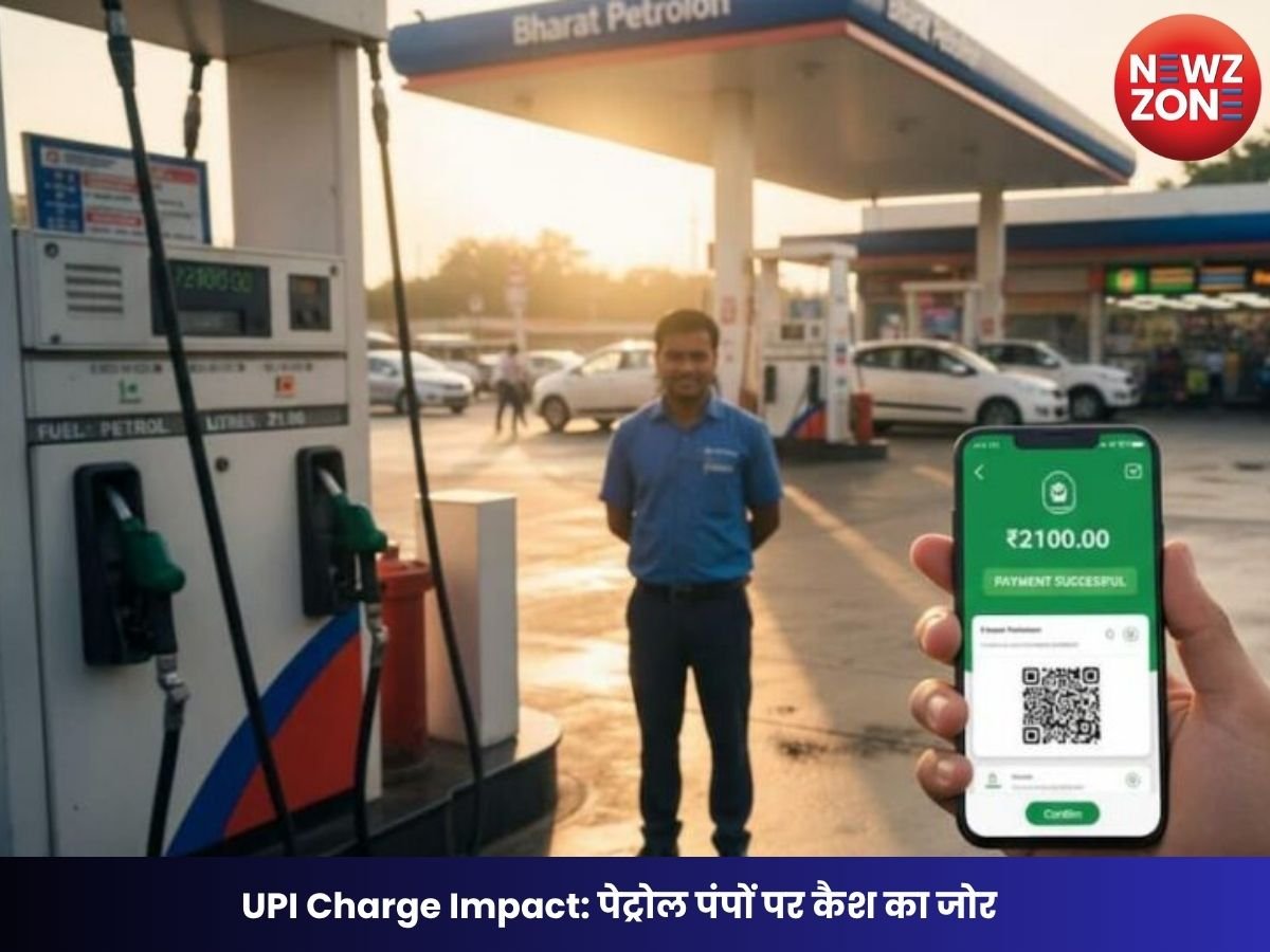 UPI Charge Impact: पेट्रोल पंपों पर कैश का जोर, ₹2,000 से ज्यादा UPI पेमेंट पर लगेगा ₹5 MDR