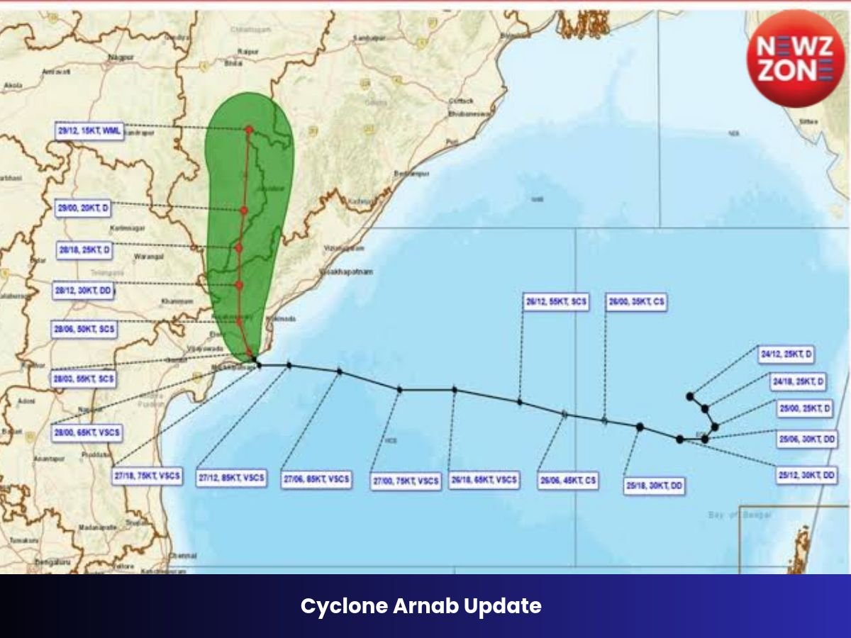 Cyclone Arnab Update: चक्रवात अर्नब से बिगड़ा छत्तीसगढ़ का मौसम, आज भी कई जिलों में बारिश का अलर्ट